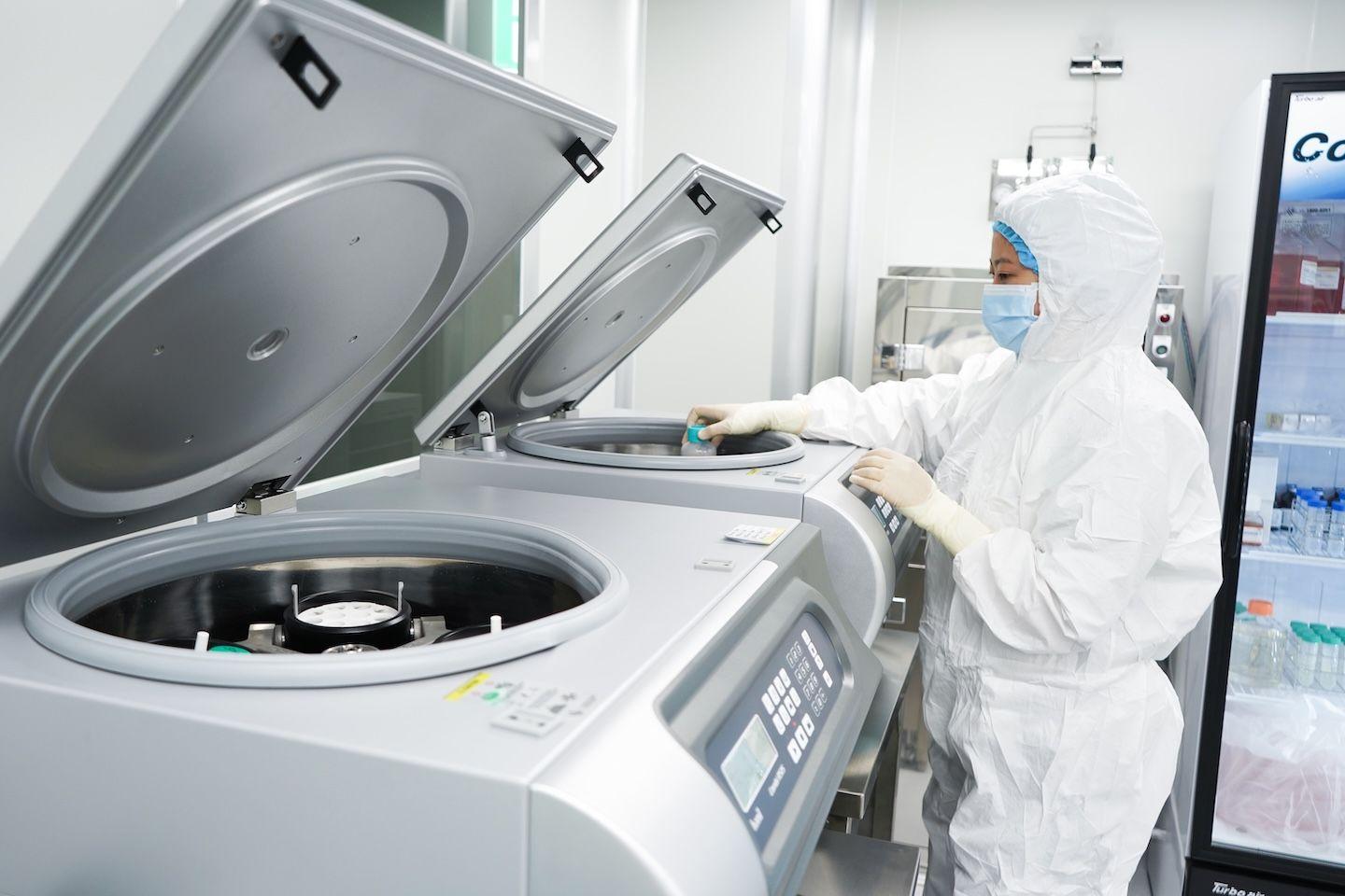 Cell processing facility photo